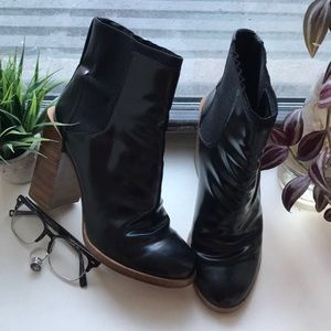 3.1 Phillip Lim Leather Chunky Chelsea Booties